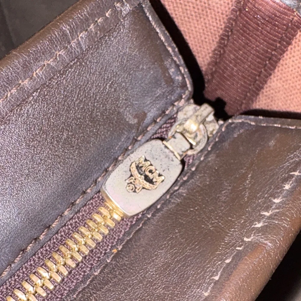 MCM Visetos Brown  Tote